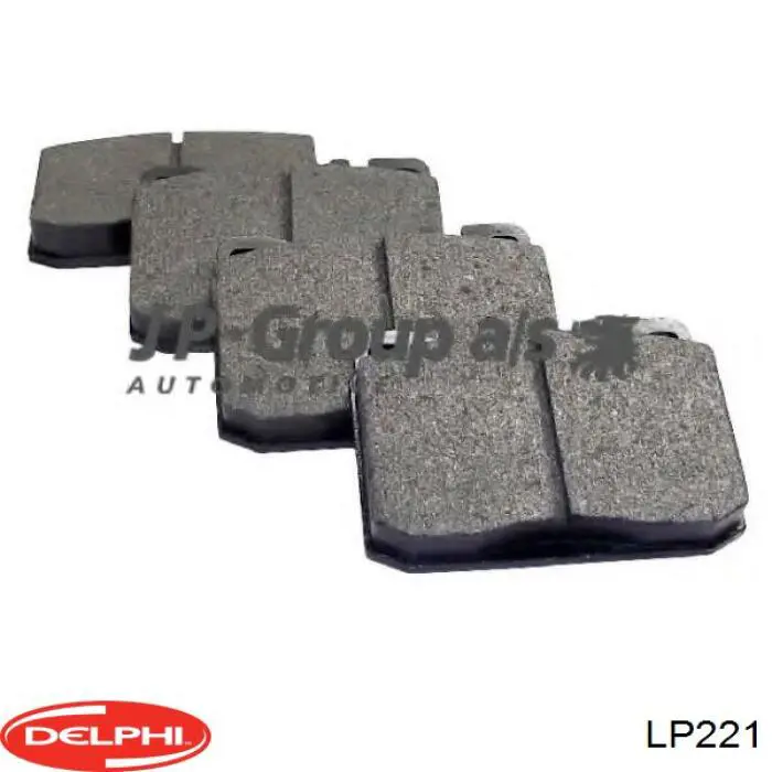 Купить LP221 Delphi Колодки тормозные
