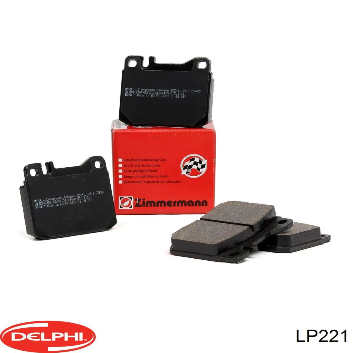 LP221 Delphi Колодки передние