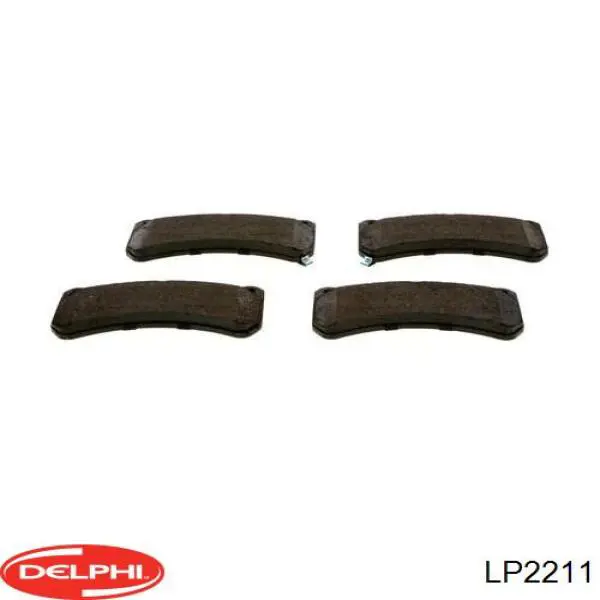 Купить LP2211 Delphi Колодки тормозные