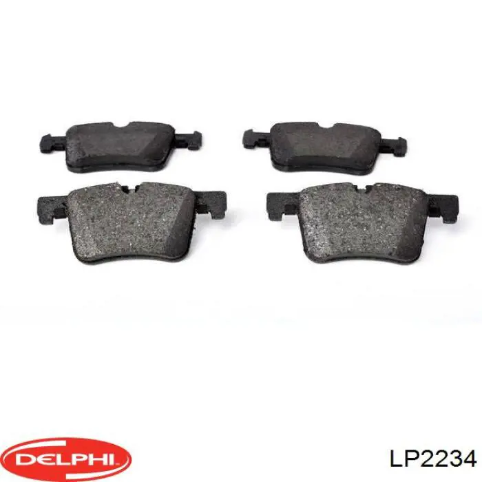 LP2234 Delphi Колодки передние