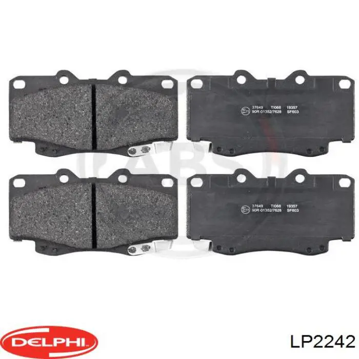 Купить LP2242 Delphi Колодки тормозные