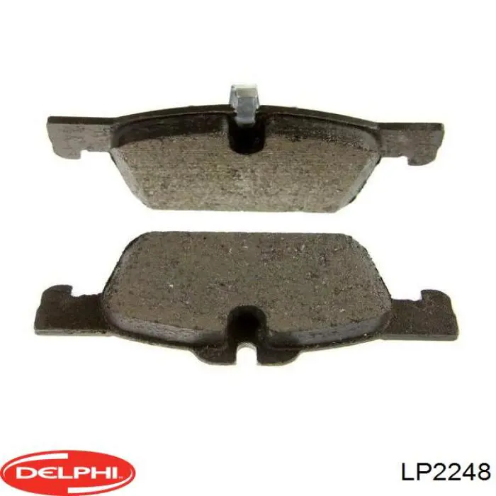 LP2248 Delphi колодки тормозные передние дисковые