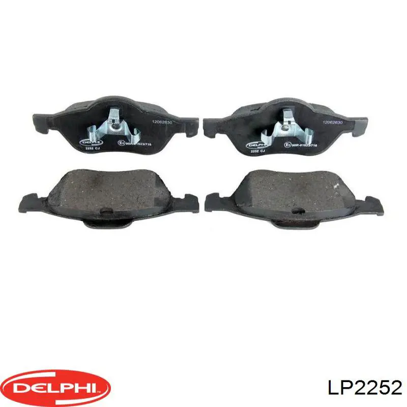 LP2252 Delphi колодки тормозные передние дисковые
