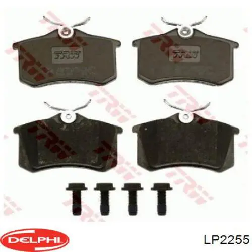 Колодки дисковые  Delphi LP2255 цена, от 16.47 USD