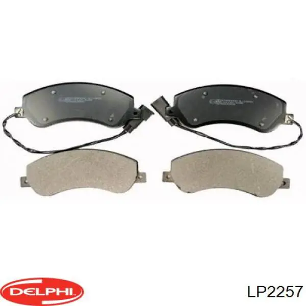 Купить LP2257 Delphi Колодки тормозные