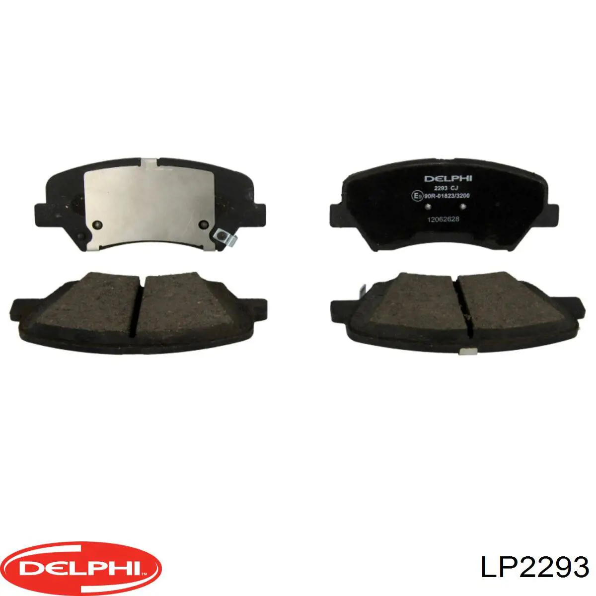 LP2293 Delphi колодки тормозные передние дисковые