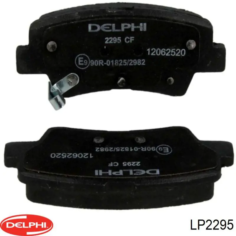 LP2295 Delphi колодки тормозные задние дисковые