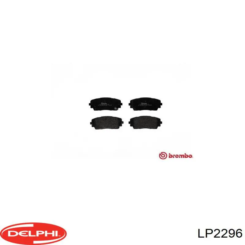 Тормозные колодки Delphi LP2296