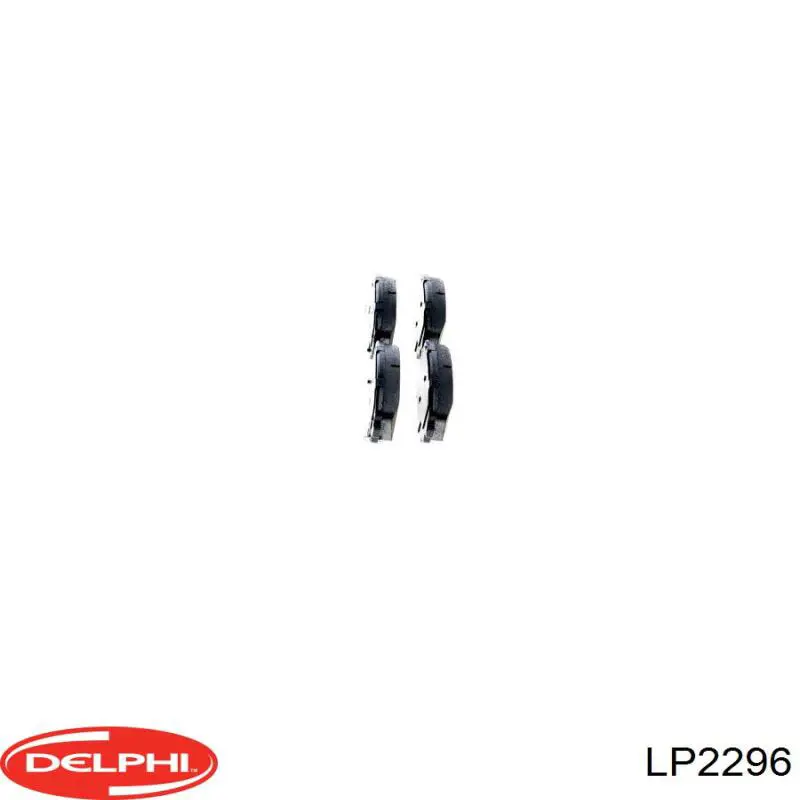 LP2296 Delphi Колодки передние