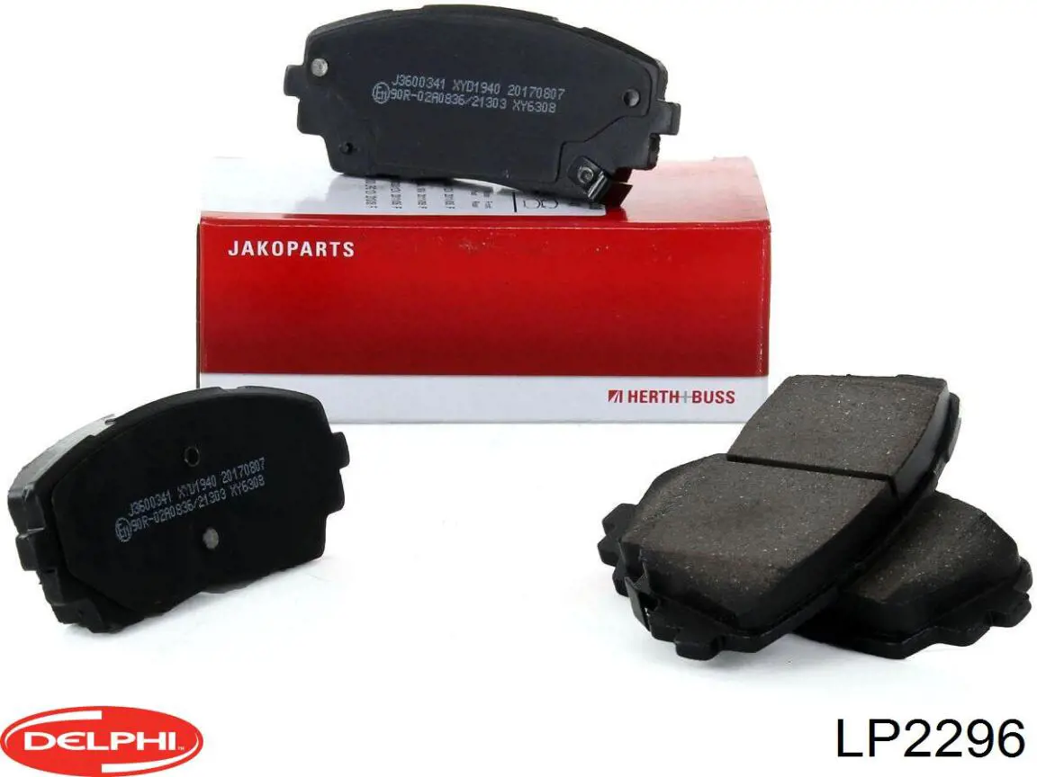 Передние тормозные колодки LP2296 Delphi