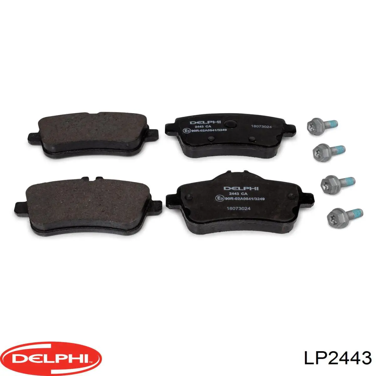 Колодки дисковые  Delphi LP2443 цена, от 34.64 USD