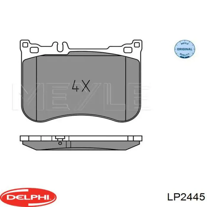 Тормозные колодки Delphi LP2445