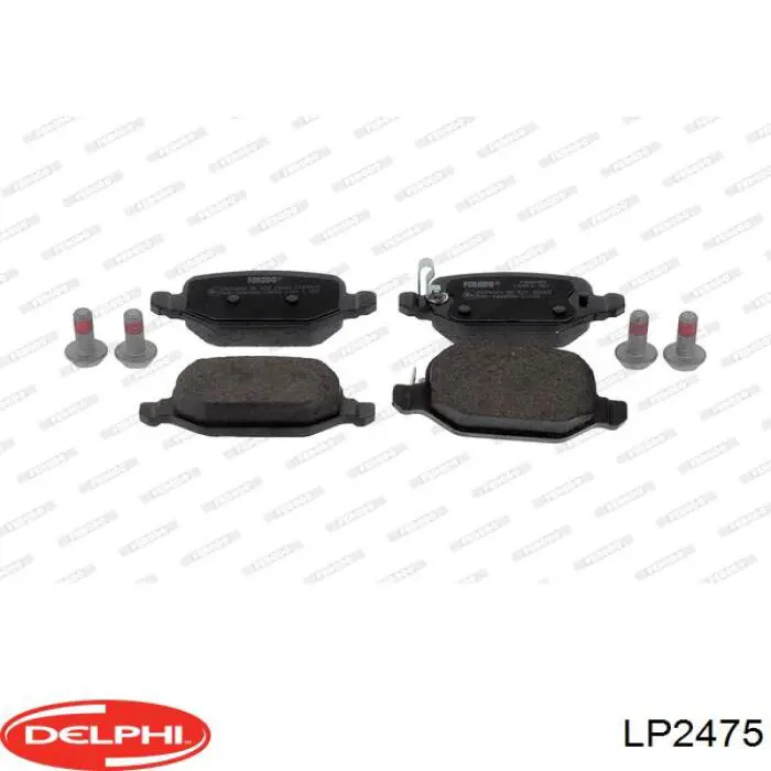 Колодки дисковые  Delphi LP2475 цена, от 25.92 USD