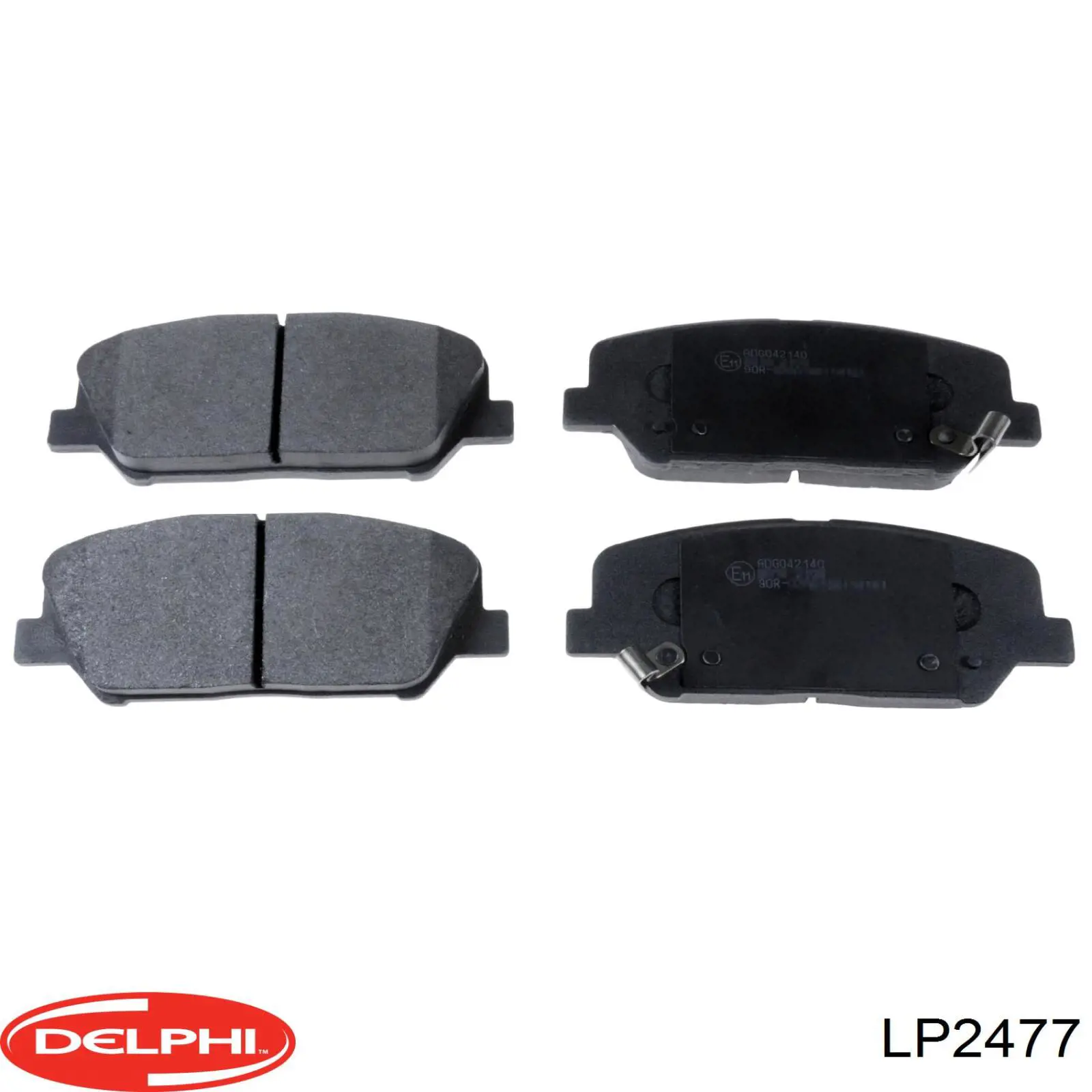 LP2477 Delphi колодки тормозные передние дисковые