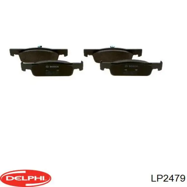 Купить LP2479 Delphi Колодки тормозные