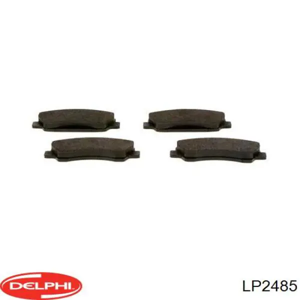 Купить LP2485 Delphi Колодки тормозные