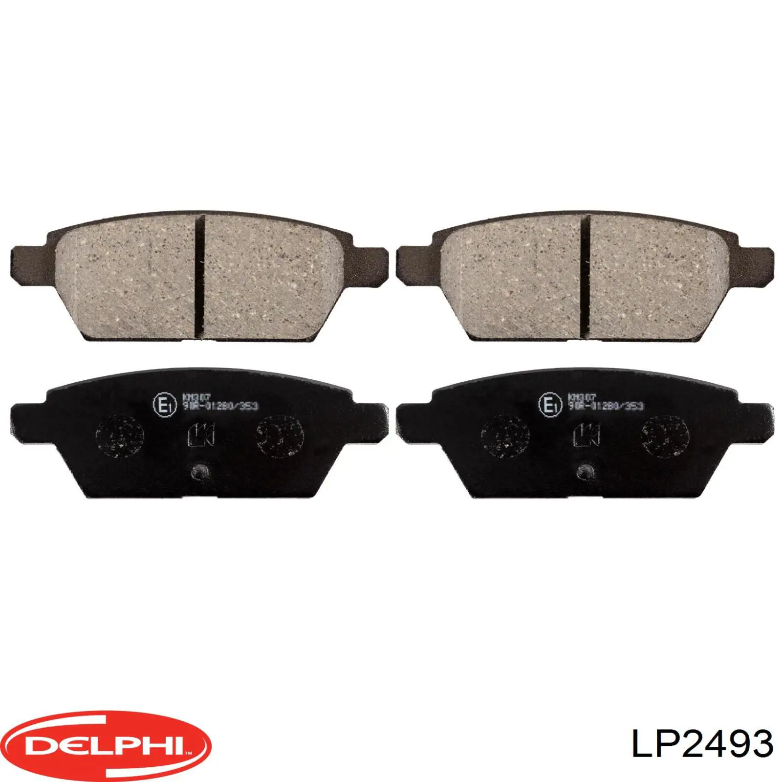 Колодки дисковые  Delphi LP2493 цена, от 19.17 USD