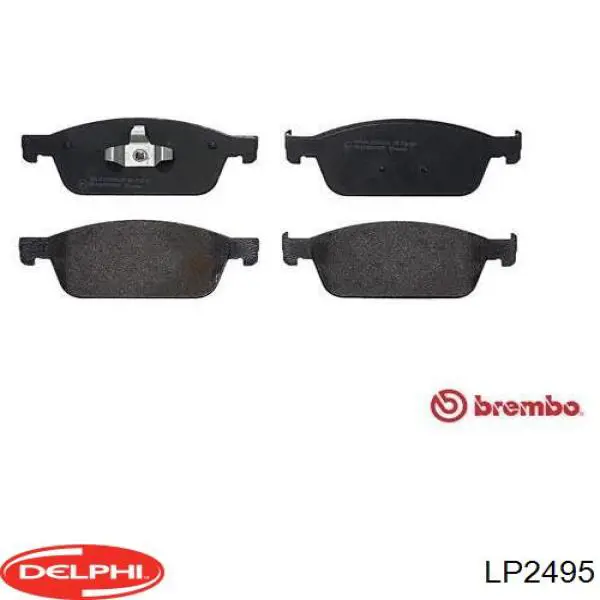 Передние тормозные колодки LP2495 Delphi