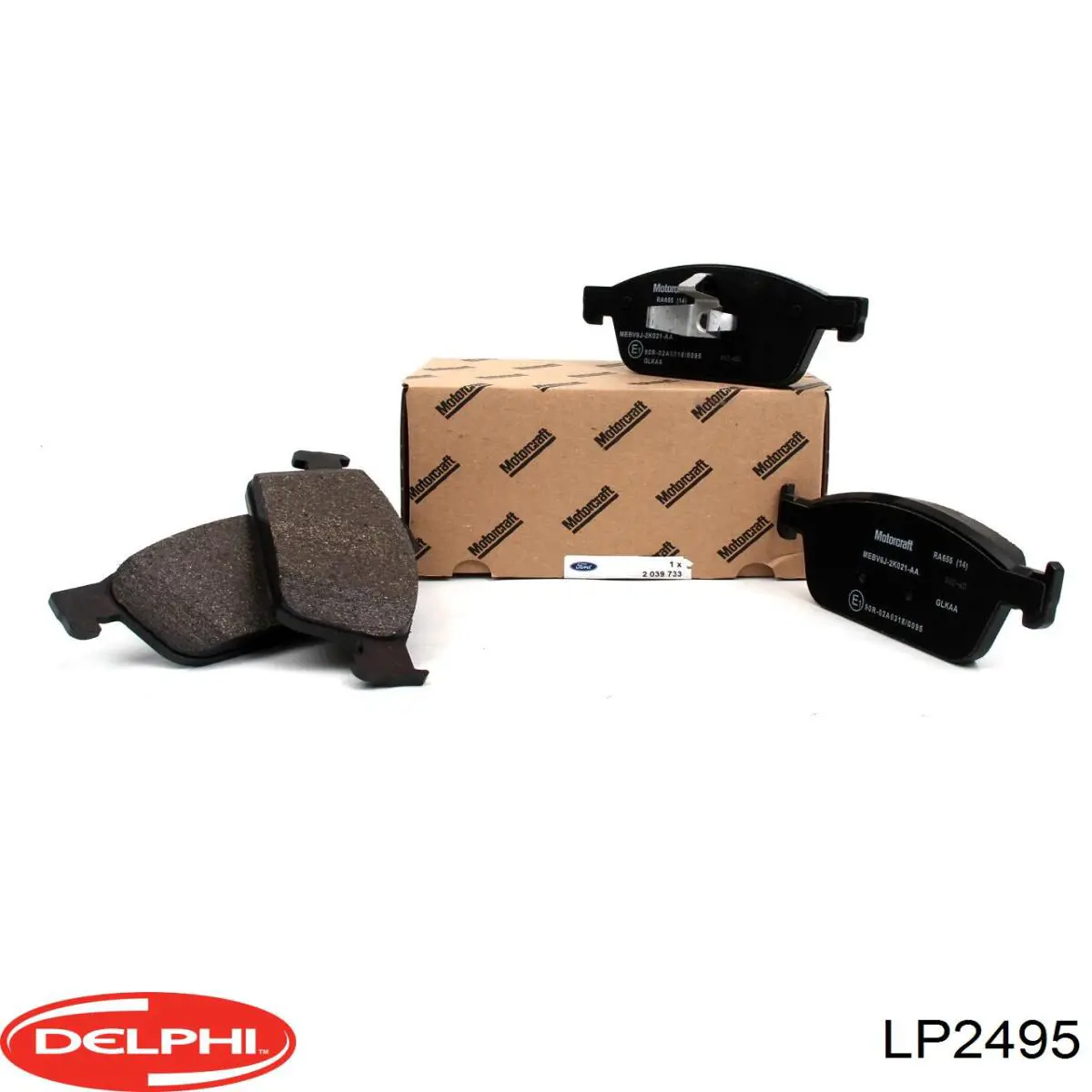 Колодки Delphi LP2495 цена, от 37.45 USD