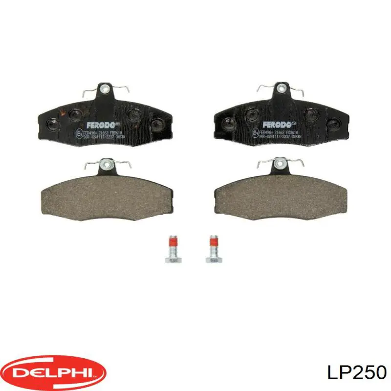Купить LP250 Delphi Колодки тормозные