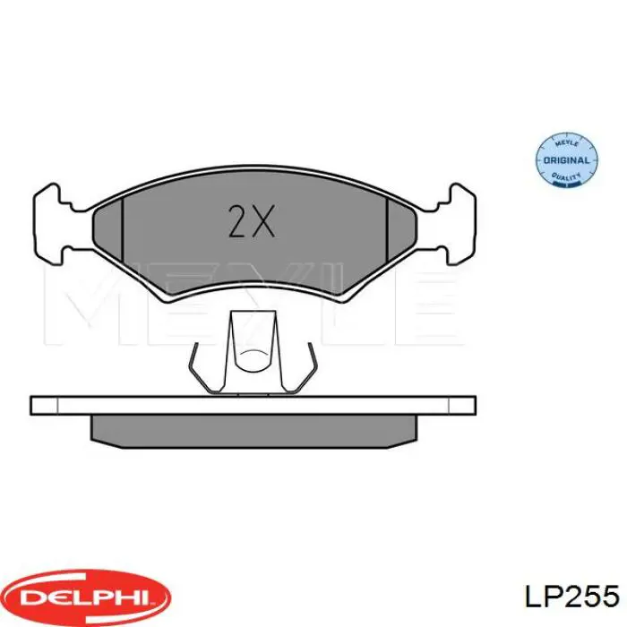 Передние тормозные колодки LP255 Delphi