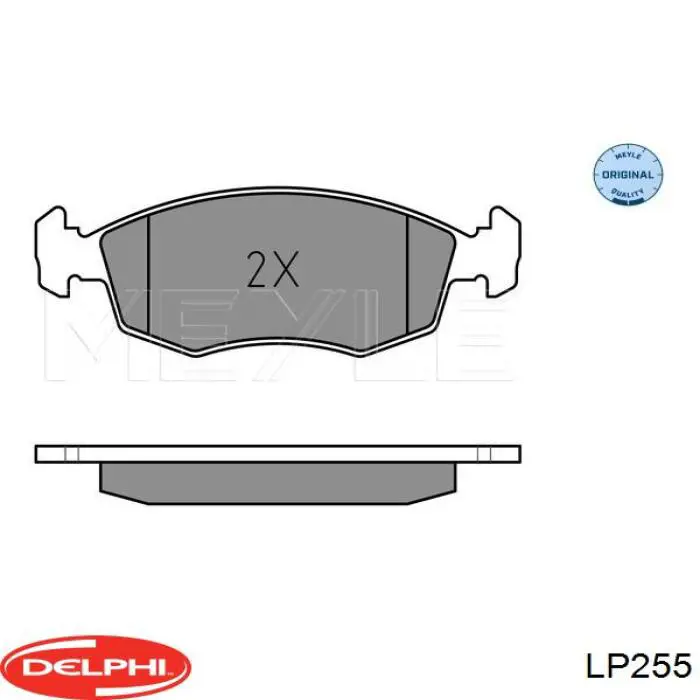 Колодки Delphi LP255 цена, от 12.67 USD