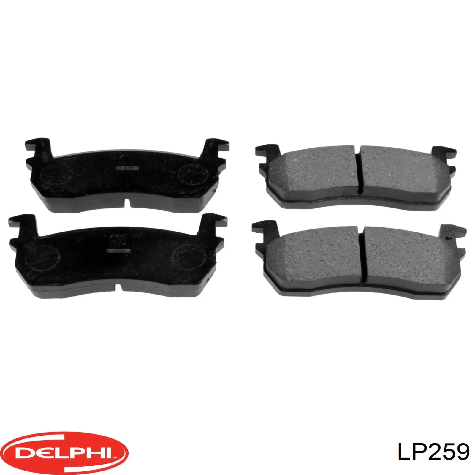 LP259 Delphi Колодки передние