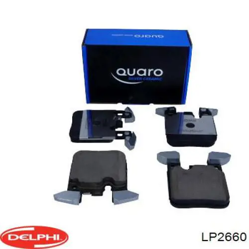 Задние тормозные колодки LP2660 Delphi