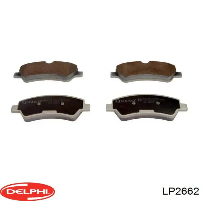 Задние дисковые колодки Delphi LP2662