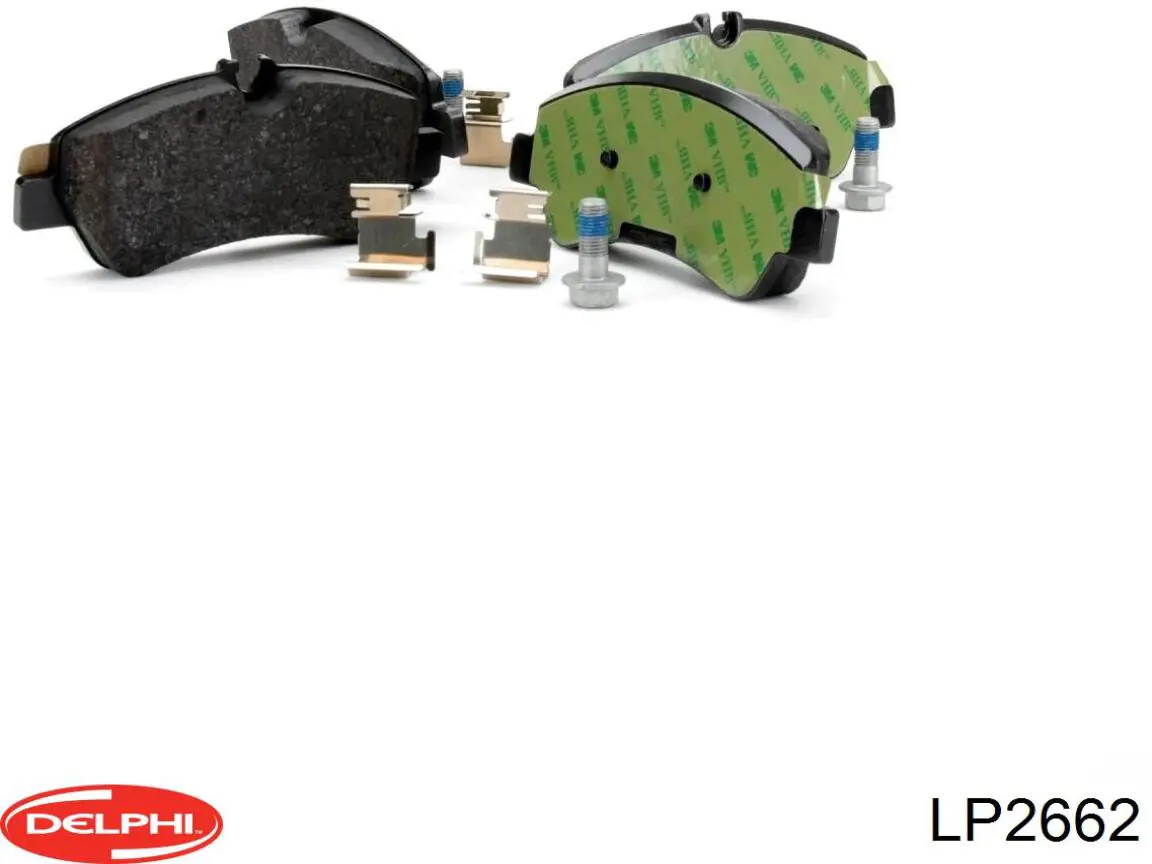 Купить LP2662 Delphi Колодки тормозные задние, дисковые