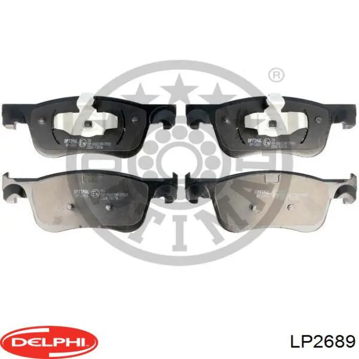 LP2689 Delphi Колодки передние