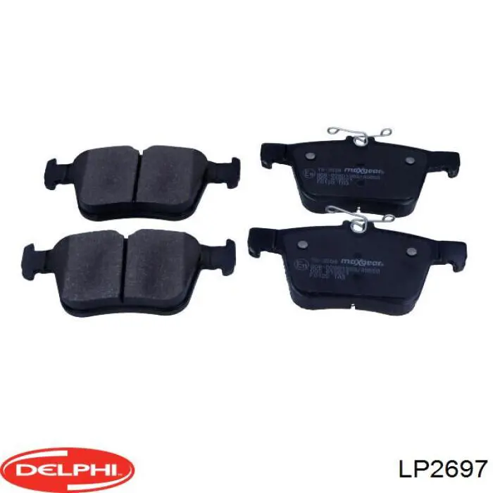 Задние дисковые колодки Delphi LP2697