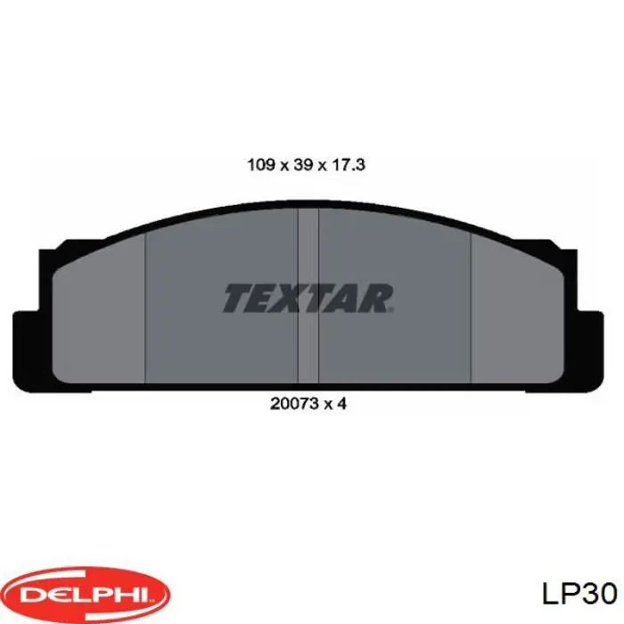Колодки Delphi LP30 цена, от 10.74 USD