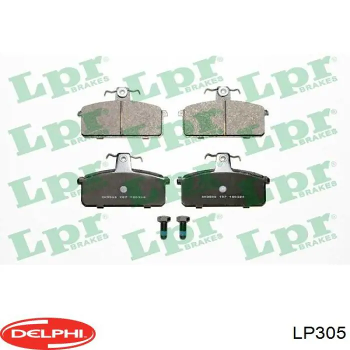 Купить LP305 Delphi Колодки тормозные