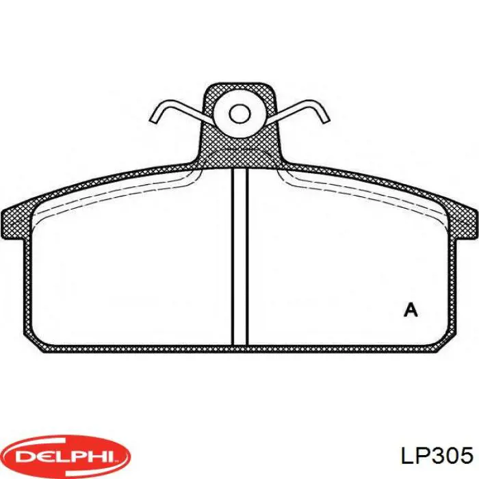 Колодки Delphi LP305 цена, от 15.19 USD