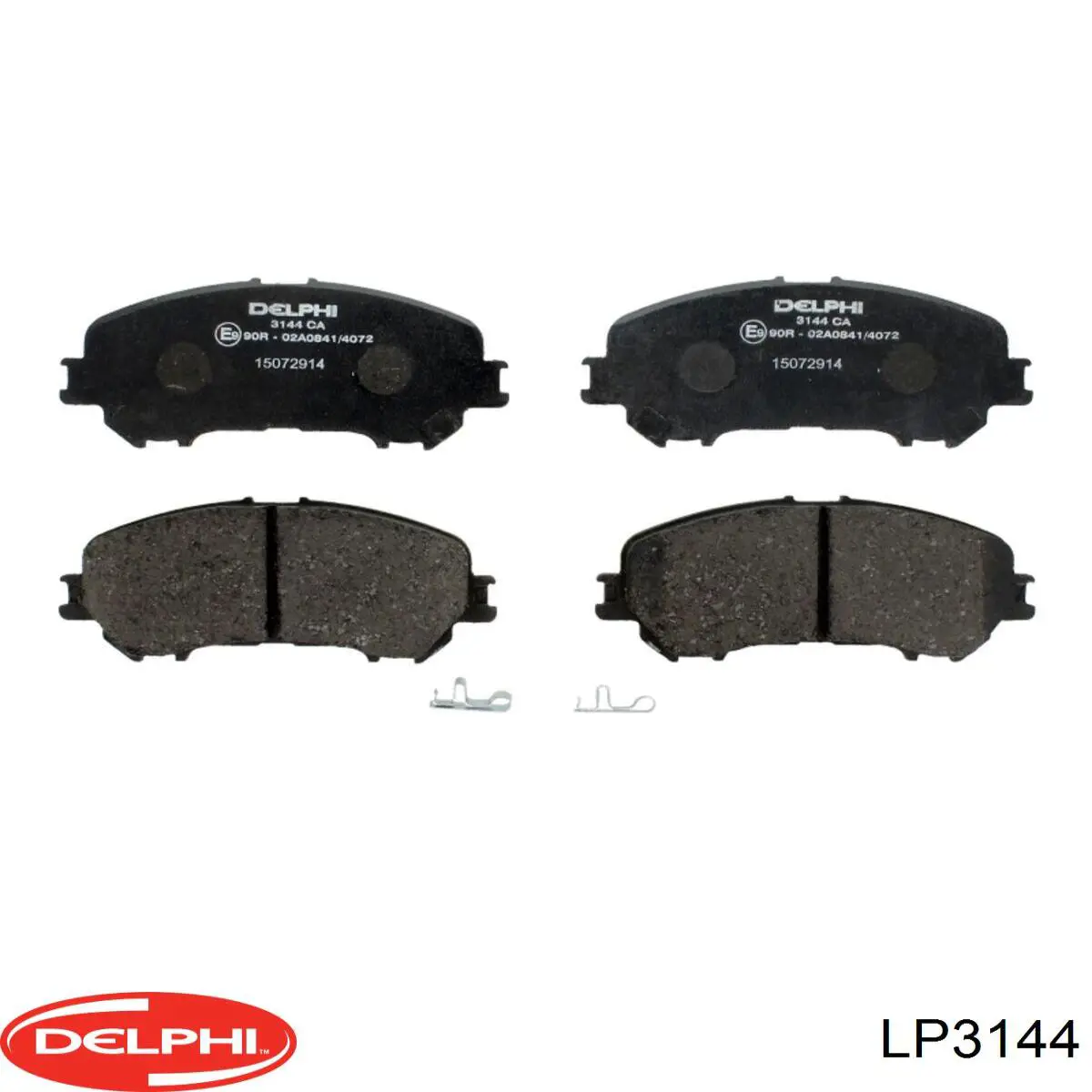 LP3144 Delphi sapatas do freio dianteiras de disco