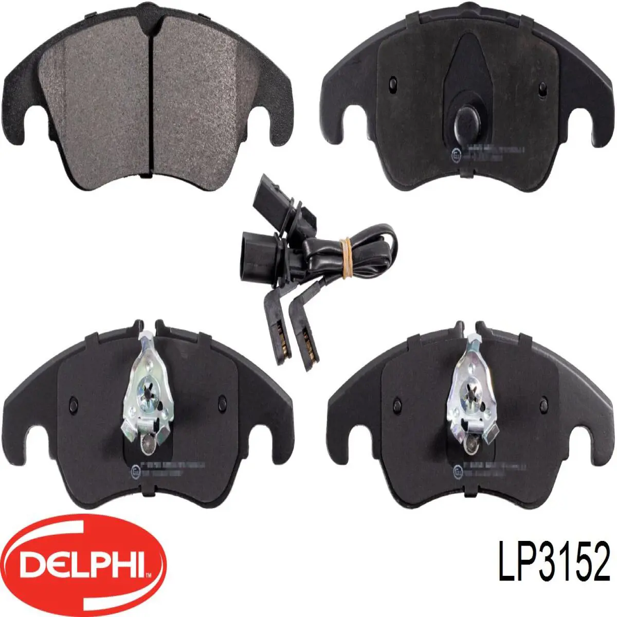 Передние тормозные колодки LP3152 Delphi