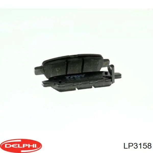 LP3158 Delphi Колодки тормозные дисковые комплект