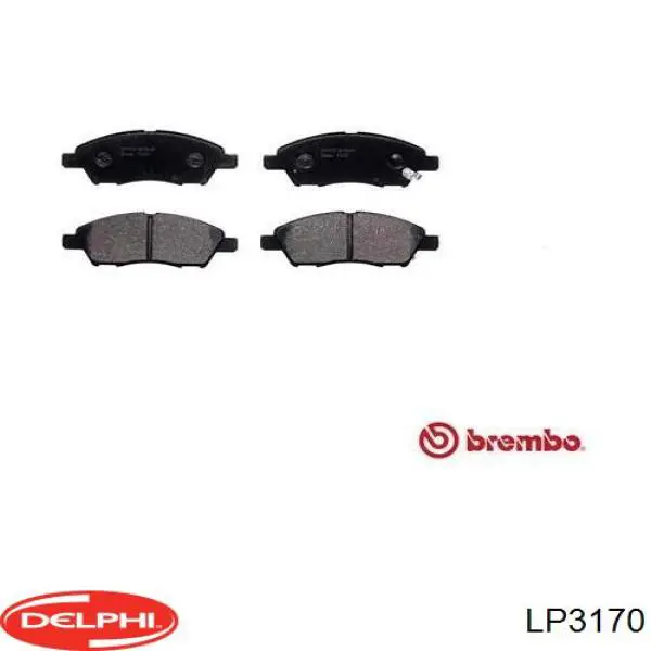 Колодки Delphi LP3170 цена, от 27.72 USD