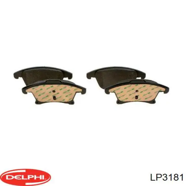 Тормозные колодки Delphi LP3181
