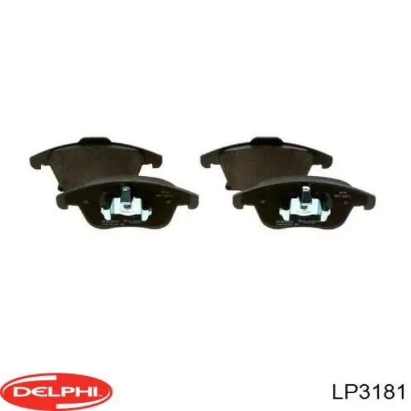 Купить LP3181 Delphi Колодки тормозные