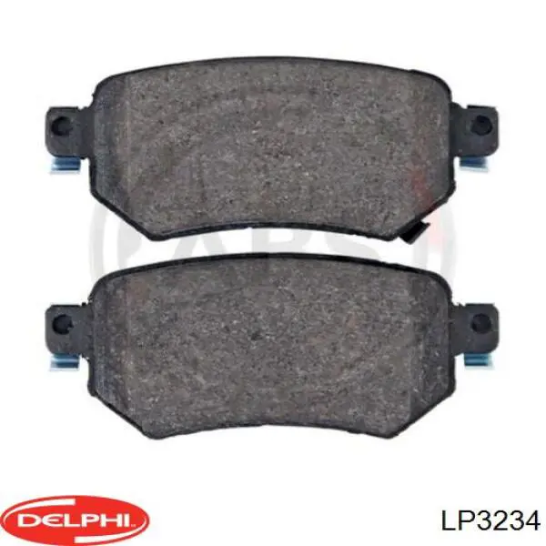 Купить LP3234 Delphi Колодки тормозные задние, дисковые