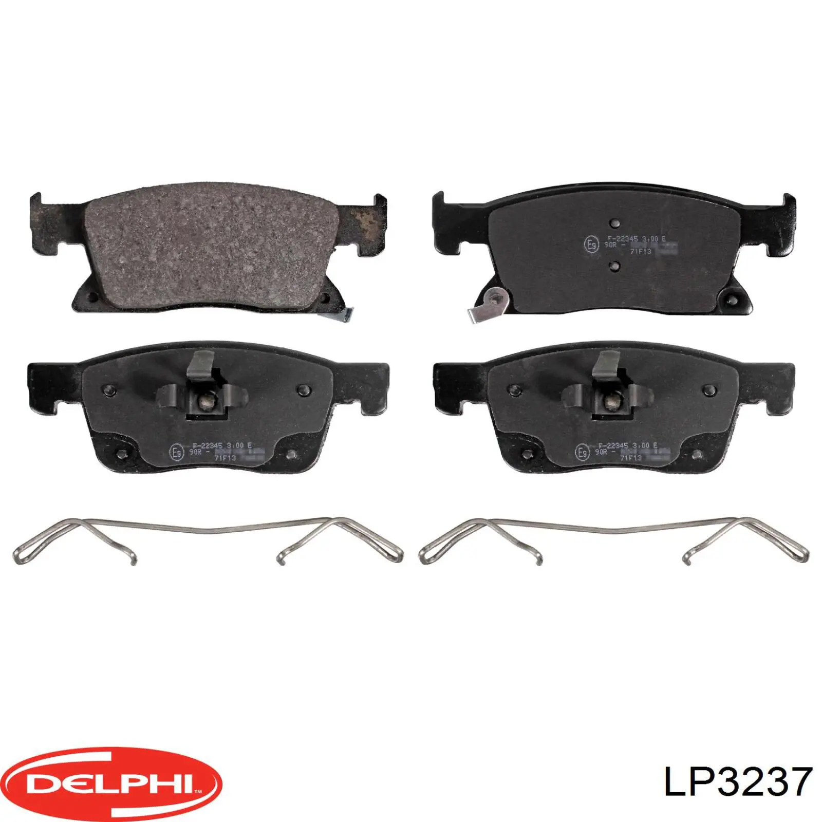Передние тормозные колодки LP3237 Delphi
