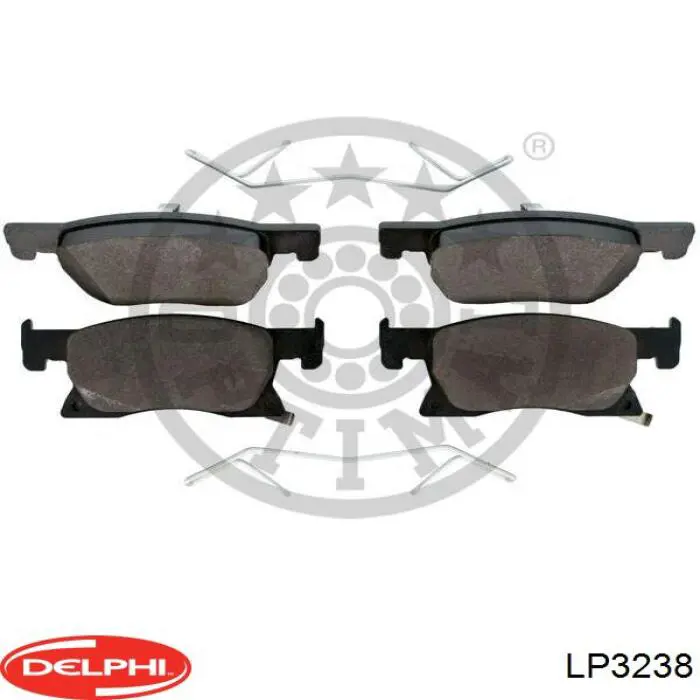 Колодки Delphi LP3238 цена, от 35.81 USD