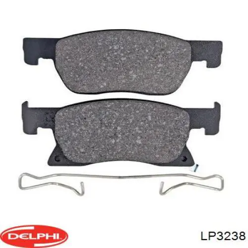 Передние тормозные колодки LP3238 Delphi