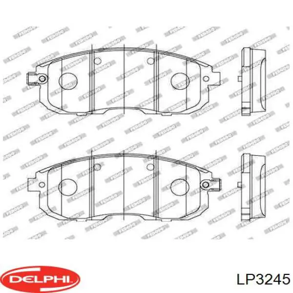 LP3245 Delphi Колодки передние