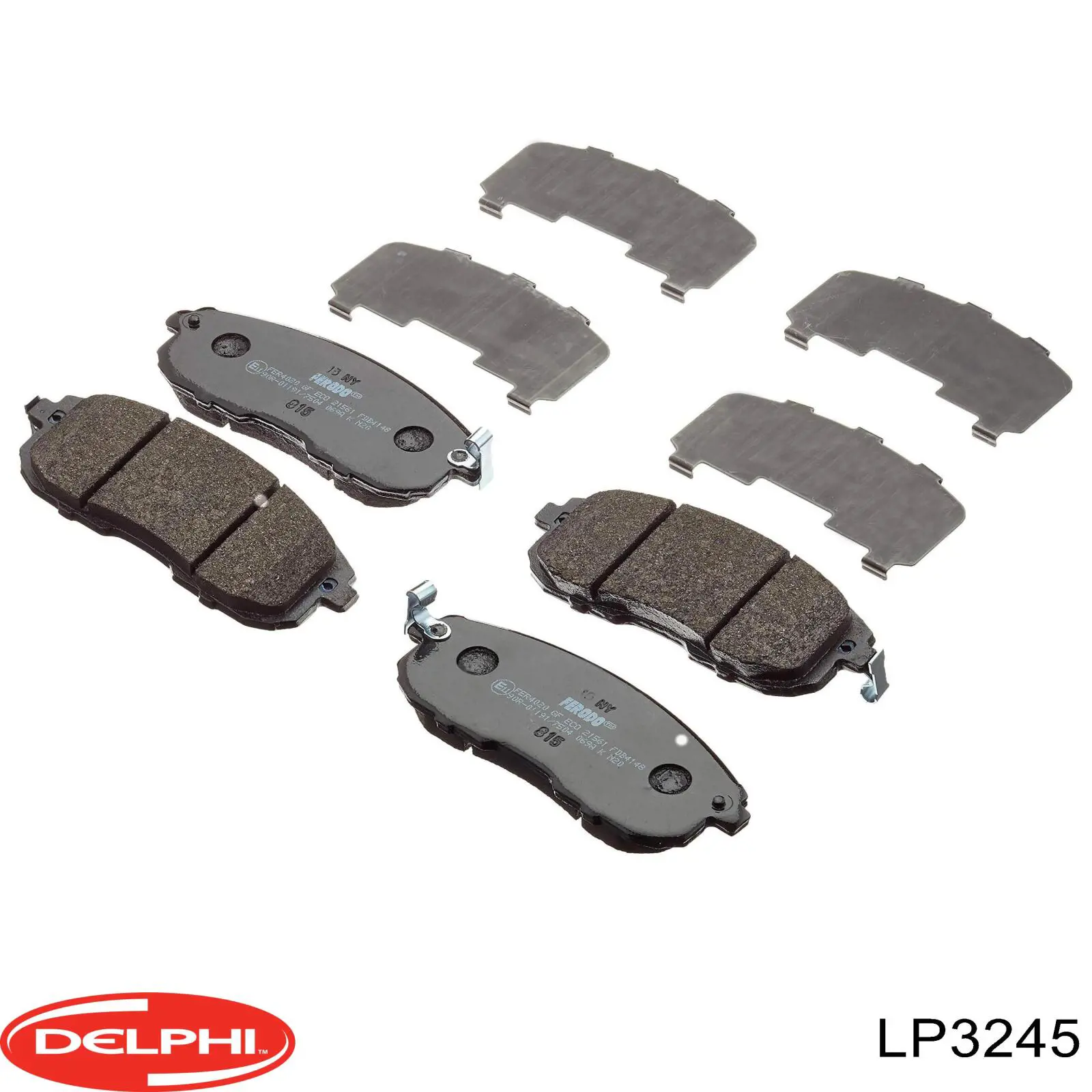 Передние тормозные колодки LP3245 Delphi