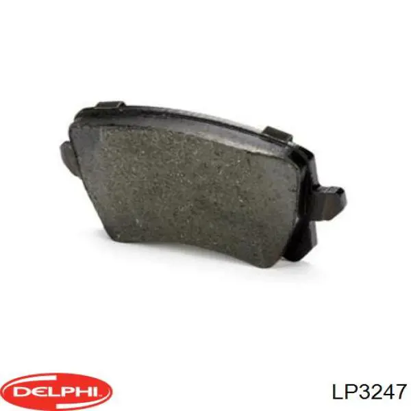 Задние тормозные колодки LP3247 Delphi