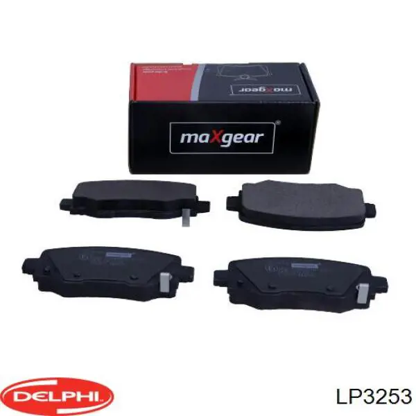 Купить LP3253 Delphi Колодки тормозные задние, дисковые