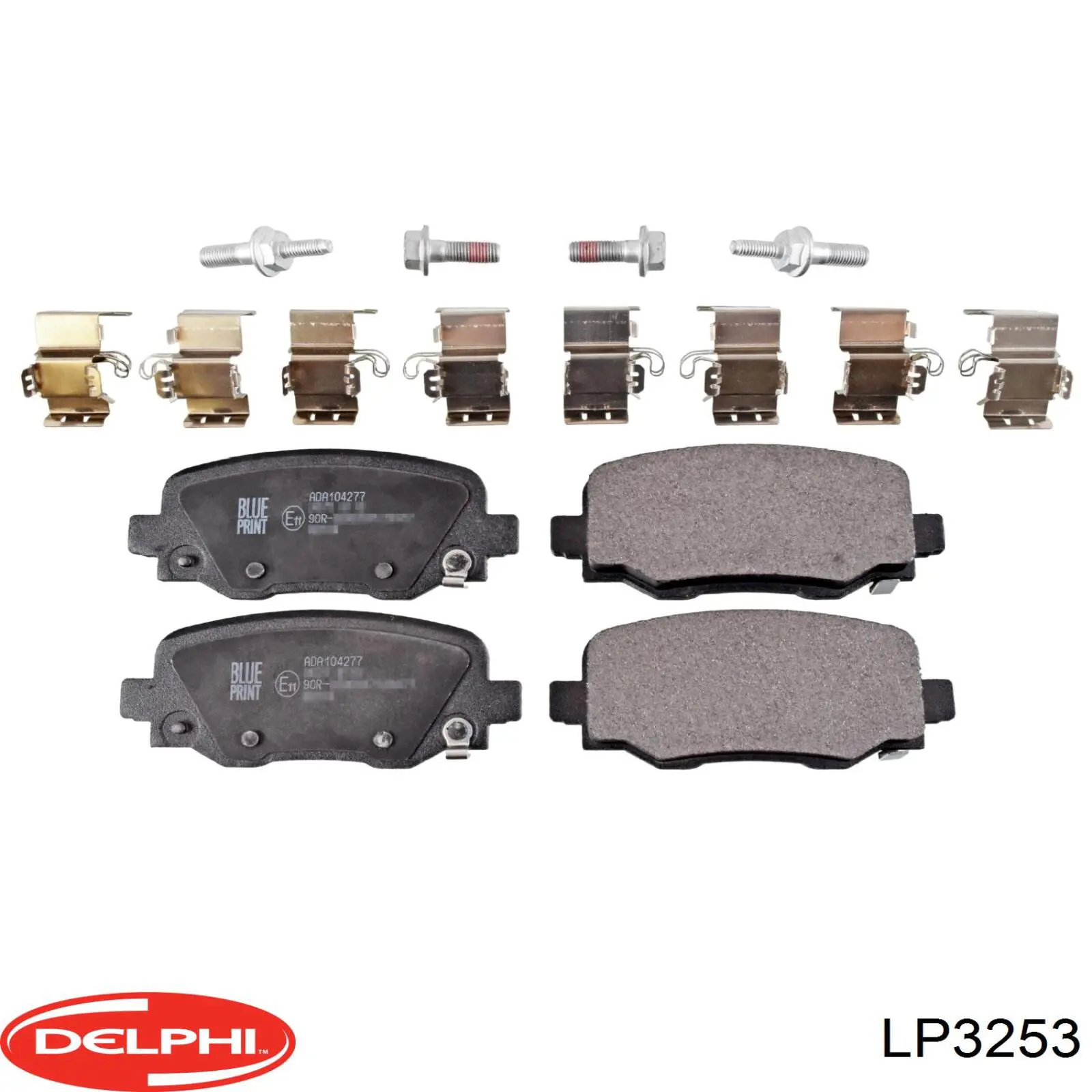 Колодки дисковые  Delphi LP3253 цена, от 48.42 USD